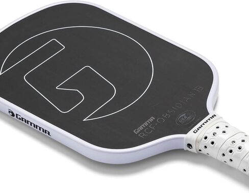 GAMMA Obsidian Carbon Fiber Pickleball Paddle, 10mm, 13mm, and 16mm Core Options, Comfortable Molded Foam Handle, and Customizable Handle Weight System in Saudi Arabia