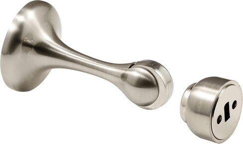 Prime-Line MP4910-1 Magnetic Door Holder, 2-7/8 In., Diecast, Satin Nickel Finish, Heavy (Single Pack) in Saudi Arabia
