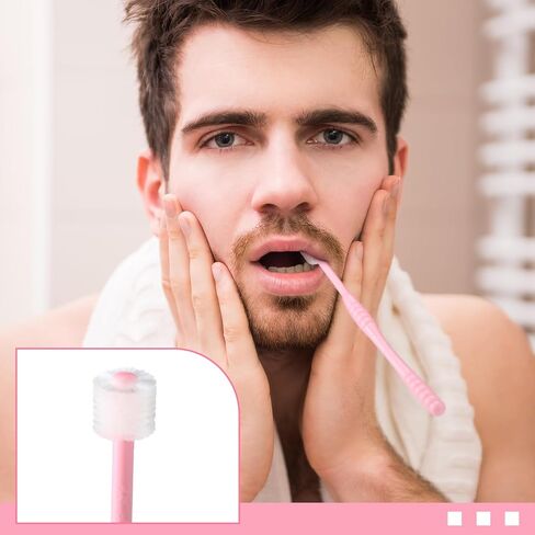 قطعتان من العلاج الكيميائي يجب أن تحتوي على فرشاة أسنان للأفواه الحساسة، مجموعة العناية الكيميائية للنساء، عناصر مريحة لمرضى العلاج الكيميائي، فرشاة أسنان دوارة، مستلزمات الفم in Kuwait