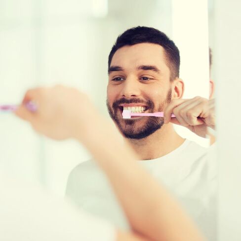 قطعتان من العلاج الكيميائي يجب أن تحتوي على فرشاة أسنان للأفواه الحساسة، مجموعة العناية الكيميائية للنساء، عناصر مريحة لمرضى العلاج الكيميائي، فرشاة أسنان دوارة، مستلزمات الفم in Kuwait