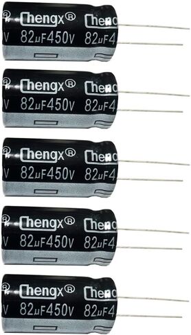 82 فائق التوهج 450 فولت 18X30 +/-20% -40 إلى +105 درجة مئوية 5 قطع مكثفات كهربائية من الألومنيوم، مكثف 82 فائق التوهج 450 فولت، مكثف 82 فائق التوهج، مكثف 450 فولت 82 فائق التوهج، مكثف 82 فائق التوهج 450 فولت in Kuwait