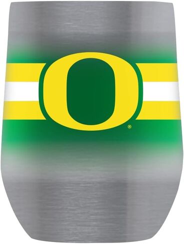 Gametime Sidekicks Oregon 12oz من الفولاذ المقاوم للصدأ - مرخص رسميًا، 18/8 من الفولاذ المقاوم للصدأ، جدار مزدوج، معزول بالفراغ، شعارات مطبوعة بالأشعة فوق البنفسجية LED، بدون عرق، يبقى ساخنًا/باردًا - 360 لفًا in Saudi Arabia