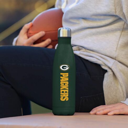 FOCO NFL unisex-adult NFL Team Logo Wordmark Chill Water Bottle in Saudi Arabia