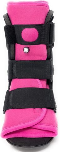 superiorbraces (Size Medium) Low Top, Low Profile Air Pump CAM Medical Orthopedic Walker Boot for Ankle and Foot Injuries with Pink Liner, Female Size 8 1/2 - 11 1/2, Men's Size 7 1/2 - 1, in Saudi Arabia