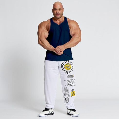 Athletic Tank Tops for Men Slim Fit Quick Dry Runnning Top Workout Gym Muscle Tanks in Saudi Arabia