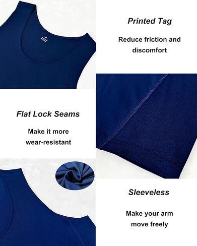 Athletic Tank Tops for Men Slim Fit Quick Dry Runnning Top Workout Gym Muscle Tanks in Saudi Arabia