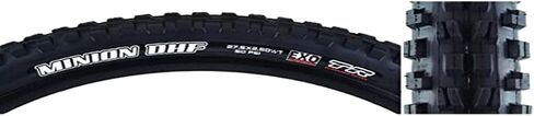 MAXXIS MINION DHF TIRE 26x2.5 60TPI BLACK DC EXO TR WT in Saudi Arabia