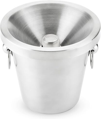 True Wine Tasting Dump Bucket Spittoon (64oz) for Wine, Whiskey, Cocktails, Tobacco, Alcohol Spit Cup | 2-Piece Design with Removable Lid in Saudi Arabia