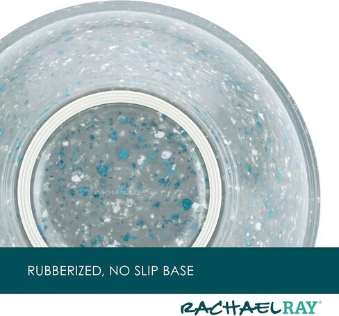 Rachael Ray Accessories Kitchen Pantryware Multi Purpose/Salad Serveware/Melamine Garbage Bowl, 4 Liters, Sea Salt Gray in Saudi Arabia