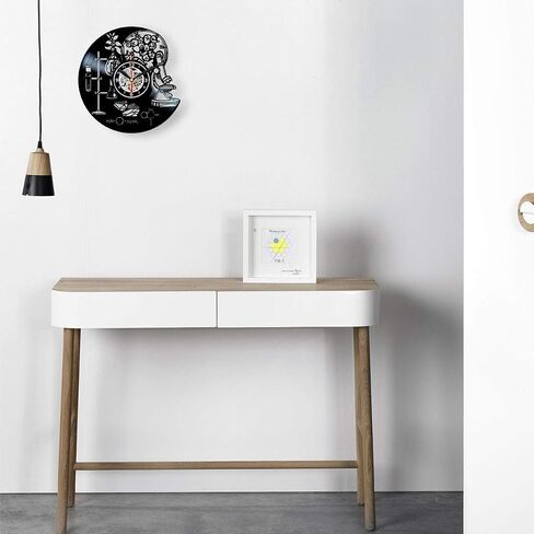 Science Clock Vinyl Record - Chemistry Decor - Chemical Wall Art - Biology Gifts in Saudi Arabia