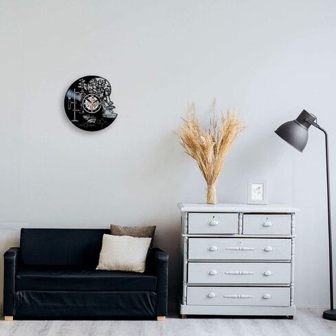 Science Clock Vinyl Record - Chemistry Decor - Chemical Wall Art - Biology Gifts in Saudi Arabia