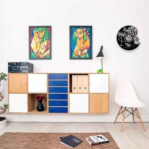Science Clock Vinyl Record - Chemistry Decor - Chemical Wall Art - Biology Gifts in Saudi Arabia