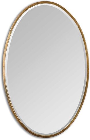 Uttermost Herleva Oval Mirror | Antique Gold Oval Mirror in Saudi Arabia