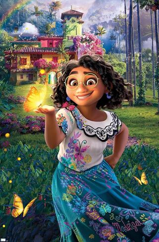 Trends International Disney Encanto - One Sheet Wall Poster, 22.375" x 34", Unframed Version for Dormitory in Saudi Arabia