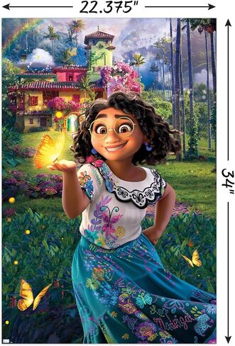 Trends International Disney Encanto - One Sheet Wall Poster, 22.375" x 34", Unframed Version for Dormitory in Saudi Arabia