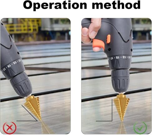 مجموعة لقم ثقب HSS مكونة من 6 قطع مع ثقب مركزي تلقائي، مجموعة لقم ثقب فولاذية عالية السرعة مطلية بالتيتانيوم مع علبة من الألومنيوم، مجموعة لقم متعددة الفتحات للبلاستيك والخشب والمعادن in Kuwait