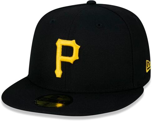 قبعة Pittsburgh Pirates Black Game الأصلية من مجموعة New Era للرجال في الملعب 59FIFTY مقاس 8-8 in Saudi Arabia