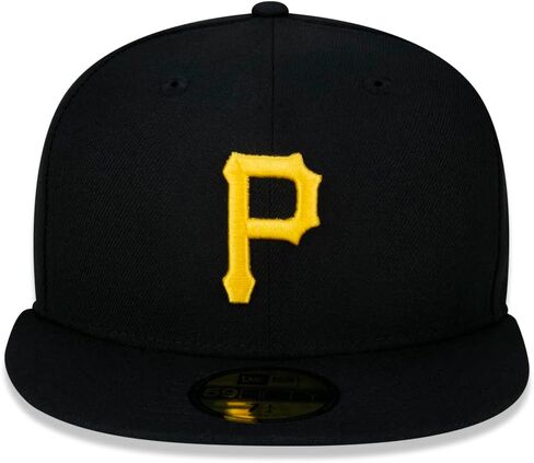قبعة Pittsburgh Pirates Black Game الأصلية من مجموعة New Era للرجال في الملعب 59FIFTY مقاس 8-8 in Saudi Arabia