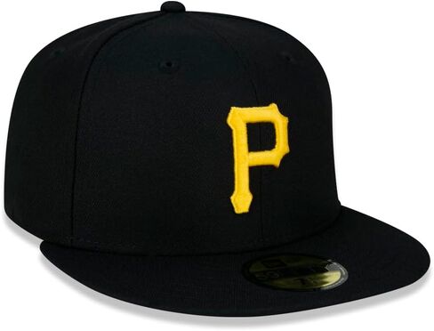 قبعة Pittsburgh Pirates Black Game الأصلية من مجموعة New Era للرجال في الملعب 59FIFTY مقاس 8-8 in Saudi Arabia