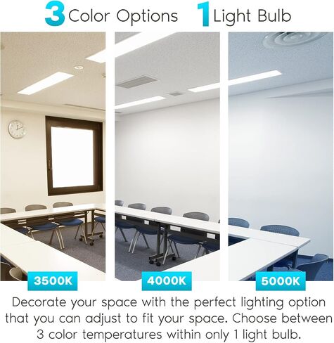 LUXRITE 3FT T8 LED Tube Light, Type A+B, 12W=25W, 3 Colors 3500K | 4000K | 5000K, Single and Double End Powered, Plug and Play or Ballast Bypass, 1560 Lumens, F25T8, Frosted Cover, UL, DLC (4 Pack) in Saudi Arabia