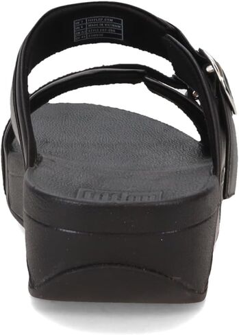 FitFlop Women's LULU Adjustable Leather Slides in Saudi Arabia