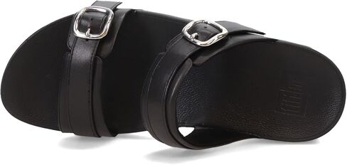 FitFlop Women's LULU Adjustable Leather Slides in Saudi Arabia