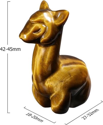 mookaitedecor Crystal Alpaca Statue Polished Pocket Stone Hand-Carved Animal Crystal Sculpture for Home Room Office Desk Decor, Amethyst in Saudi Arabia