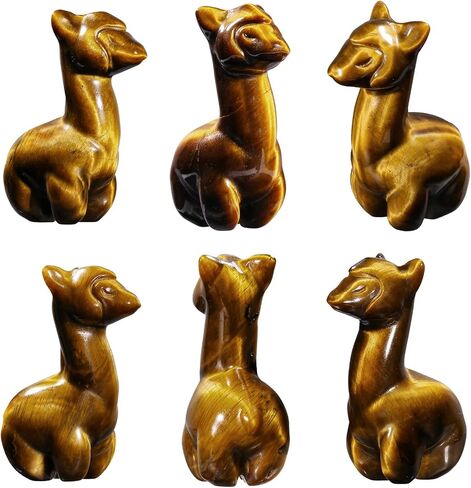 mookaitedecor Crystal Alpaca Statue Polished Pocket Stone Hand-Carved Animal Crystal Sculpture for Home Room Office Desk Decor, Amethyst in Saudi Arabia
