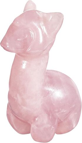 mookaitedecor Crystal Alpaca Statue Polished Pocket Stone Hand-Carved Animal Crystal Sculpture for Home Room Office Desk Decor, Amethyst in Saudi Arabia