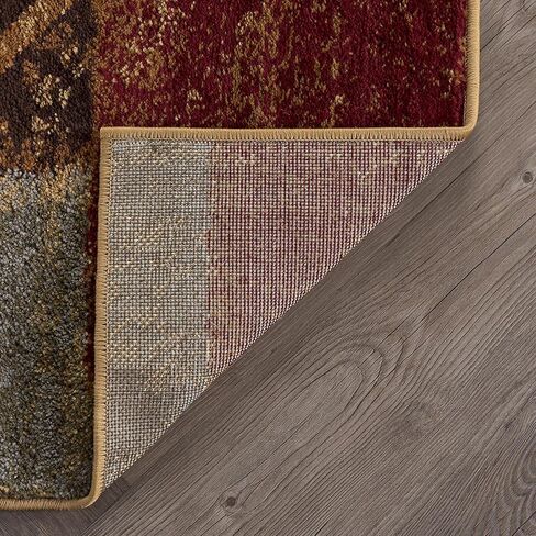 Tacoma Multi-Color 3 Piece Set Area Rug for Living Room Bedroom Dining Room Indoor Entryway Foye - Modern, Abstract Carpet in Saudi Arabia