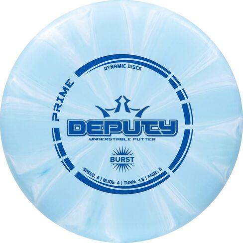 مضرب الجولف من Dynamic Discs Prime Burst Vice Disc، معتمد من PDGA، مضرب الجولف الفريسبي للرجال والنساء، 170 جم بالإضافة إلى مضرب قابل للضبط، سهل الرمي، سيختلف لون الختم ونمط الاندفاع in Kuwait