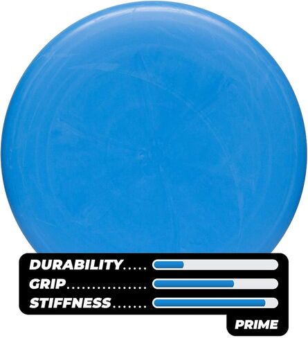 مضرب الجولف من Dynamic Discs Prime Burst Vice Disc، معتمد من PDGA، مضرب الجولف الفريسبي للرجال والنساء، 170 جم بالإضافة إلى مضرب قابل للضبط، سهل الرمي، سيختلف لون الختم ونمط الاندفاع in Kuwait