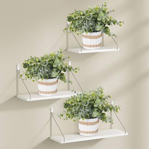 3 Packs Artificial Plants Faux Eucalyptus, Rosemary, Nandina Greenery in Small Concrete Pots for Table Centerpiece Aesthetic Home Indoor Bathroom House Shelf Dining Room Decor in Saudi Arabia