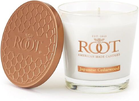 8870322 Honeycomb Veriglass Scented Beeswax Blend Candle, Large, Tobacco Vanilla in Saudi Arabia