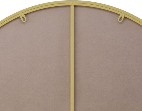 Elegant 28-Inch Round Wall Mirror - Black Metal Framed Circular Vanity and Dressing Mirror for Bathroom, Living Room, Bedroom Decor - Chic Mirror for Stylish Home Decoration in Saudi Arabia