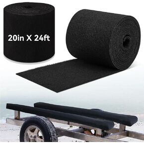 Timgle Boat Trailer Bunk Carpet 7 mm Polyester Marine Carpet Boat Trailer Accessories Boat Trailer Parts Marine Trailer Padding for Outdoor Boat Trailers