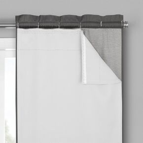 Eclipse 17700054X092WHI Blackout Thermaliner Pair, 54" x 92", White, 2 Panel