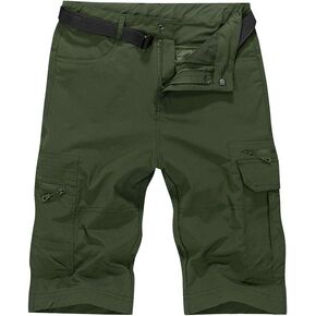 OCHENTA Men's Quick Dry Cargo Shorts, Outdoor Lightweight for Hiking Camping Travel