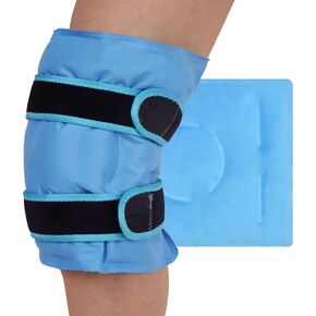 حزمة ثلج للركبة للإصابات، عبوات ثلج هلامية قابلة لإعادة الاستخدام لتخفيف آلام الركبة، غلاف ثلج للعلاج بالضغط البارد لجراحة استبدال الركبة، تورم، عبوات باردة لالتهاب المفاصل، تمزق الغضروف المفصلي، أزرق 2 حزمة in Kuwait