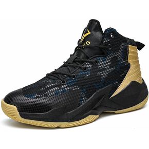 Womens Fashion Breathable Basketball Shoes Mens Outdoor Mesh Sneakers Anti Slip Cushion Sports Shoes for Running Walking Training