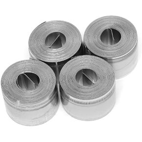 Treemaison Vastu Stainless Steel Strip | Width- 1 Inch | Gauge- 0.3mm | Length- 8 Feet Approx | Zone Balancing |Toilet Correction | Main Entrance | Strip Remedy | Pack of 4
