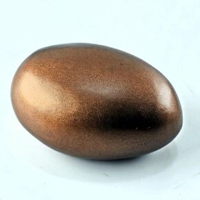 Wooden Oval Cremation Urn, Keepsake Cremation Urn for Human & Pet Ashes, Small Urn, Handcrafted Coloured Urn, Mini Urn for Ashes, Oval Shaped Keepsakes for Men, Women & Infants (Brown)
