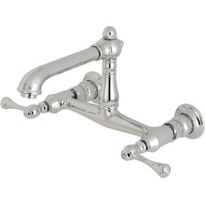 Kingston Brass KS7241BL English Country Bathroom Faucet, Polished Chrome, 10.31 x 5.06 x 2.31