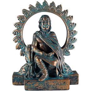 Lugh Figurine - Celtic Sun God, 5 Inch - Wiccan Pagan Home Altar Decor (Bronze Finish)