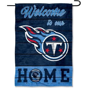 Tennessee Titans Welcome Home Decorative Garden Flag Double Sided Banner