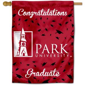 Park University Pirates Graduation Gift Banner Flag