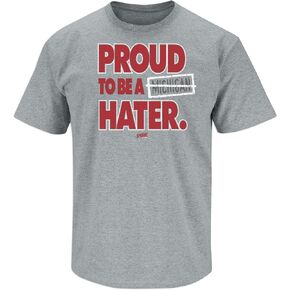 Smack Apparel Proud to Be a Michigan Hater T-Shirt for Ohio State College Fans (SM-5XL)