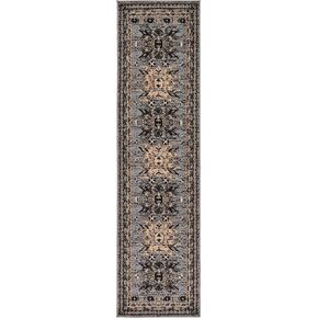Unique Loom Taftan Collection Border Geometric Tribal Inspired Design Area Rug, 2 ft 2 in x 3 ft, Brown/Tan