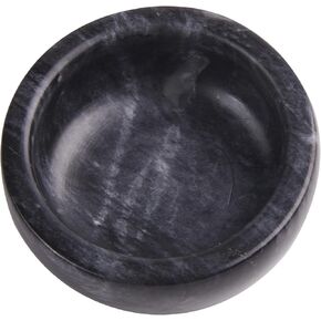 وعاء صغير من الرخام، وعاء ملح وفلفل من الرخام، أسود in Kuwait