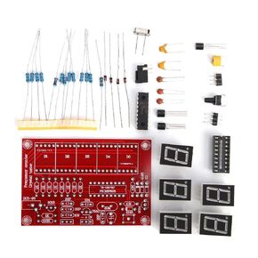 Hilitand DIY Frequency Indicator Kit 1Hz-50MHz Crystal Oscillator Tester Module Kit with 5 Digits Digital Tube Display